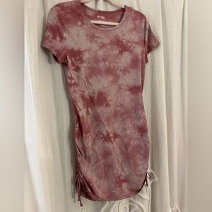 Pink Tie Dye Casual dress